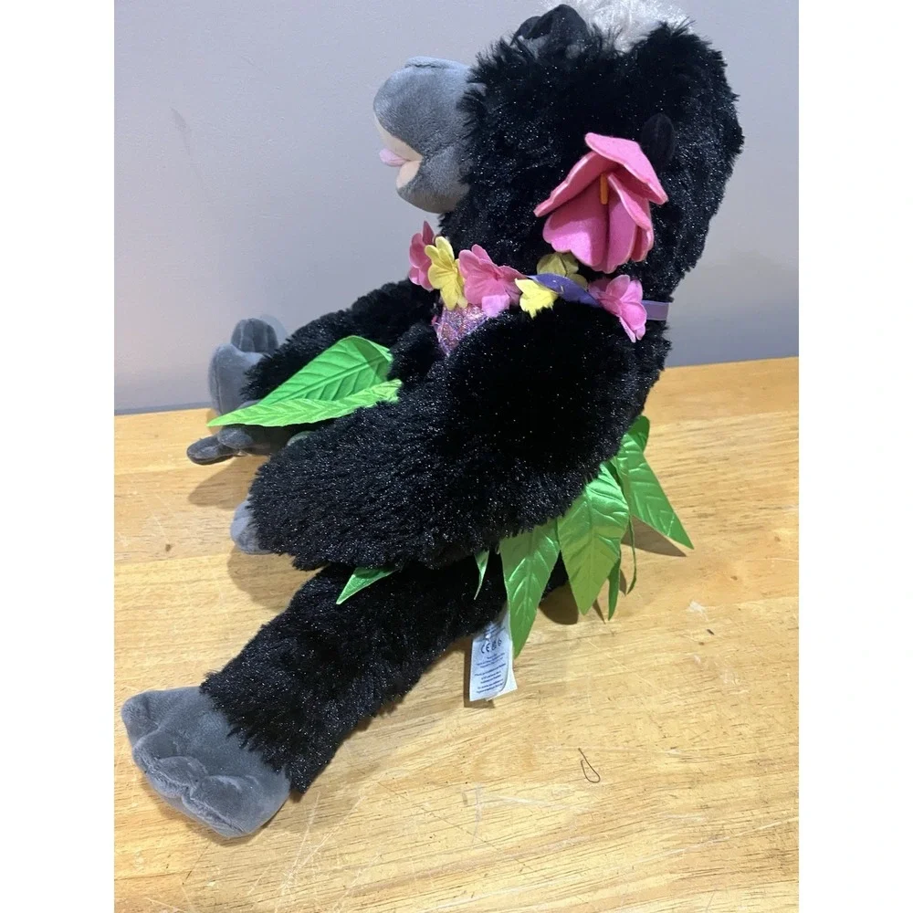 Build A Bear Black Gorilla  Plush  17